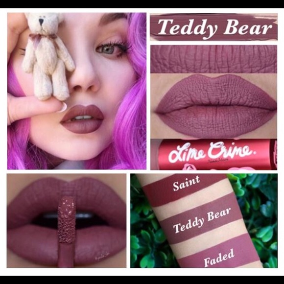 lime crime teddy bear